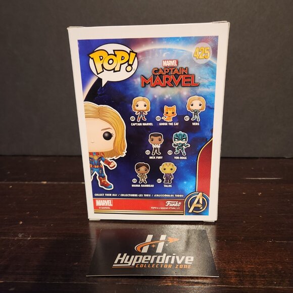 Marvel Captain Marvel CHASE Funko PoP Vinyl Figure #425 - Picture 3 of 8